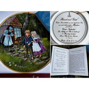 Kaiser Porcelain Hansel and Gretel Collector Plate Gerda Neubacher W. Germany